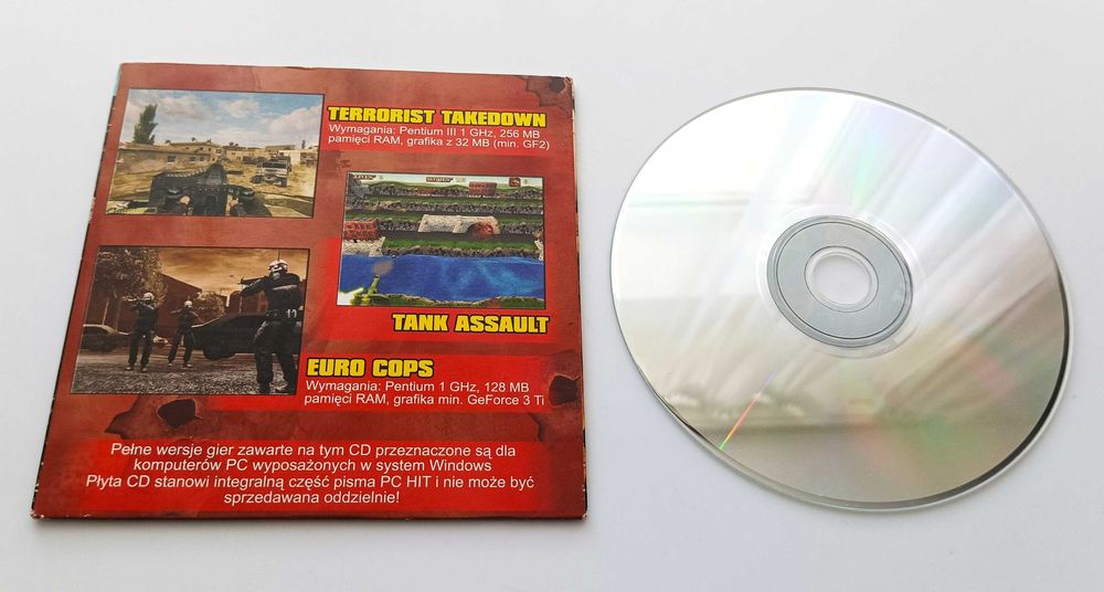 Gra 3 Pełne Wersje Terrorist Takedown Tank Assault Euro Cops PC