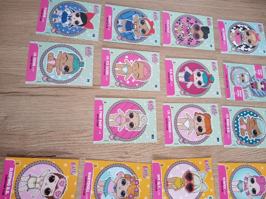 28 Kart lalek LOL surprise panini