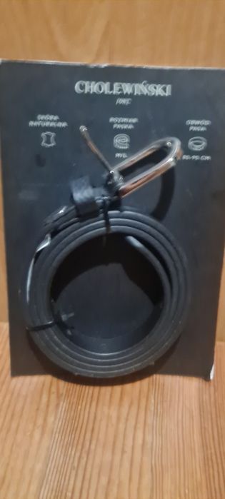 pasek ze skóry naturalnej firmy Cholewiński.  Nowy i do spodni