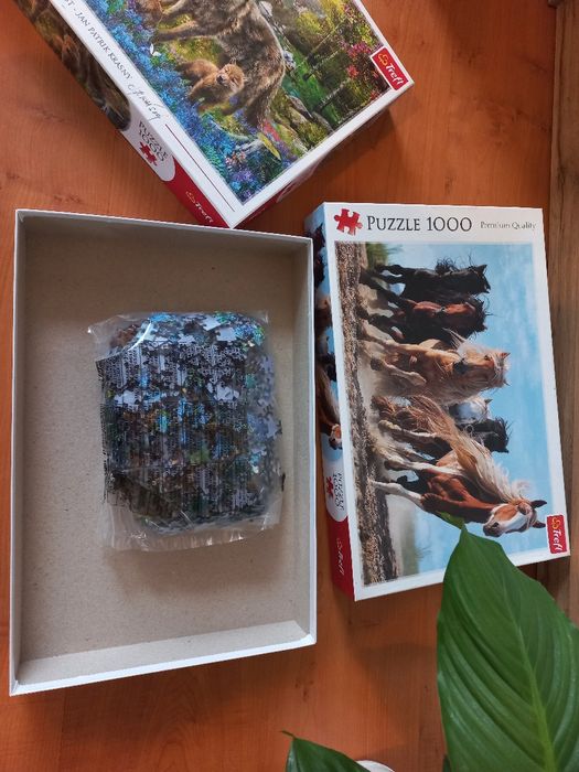 Puzzle 1000el. + gra planszowa