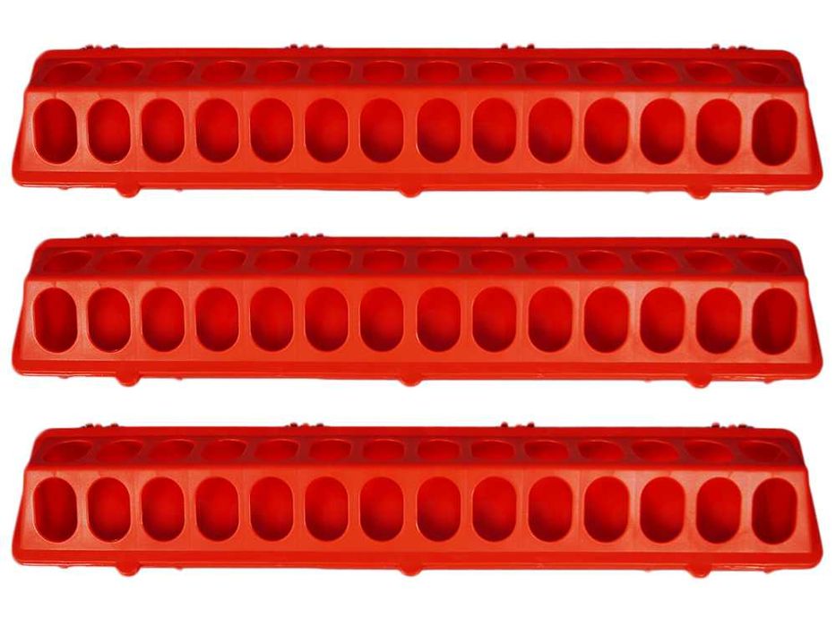 Karmidła Karmnik KARMIDŁO korytkowe 50cm dla kur gęsi gołębi bażantów