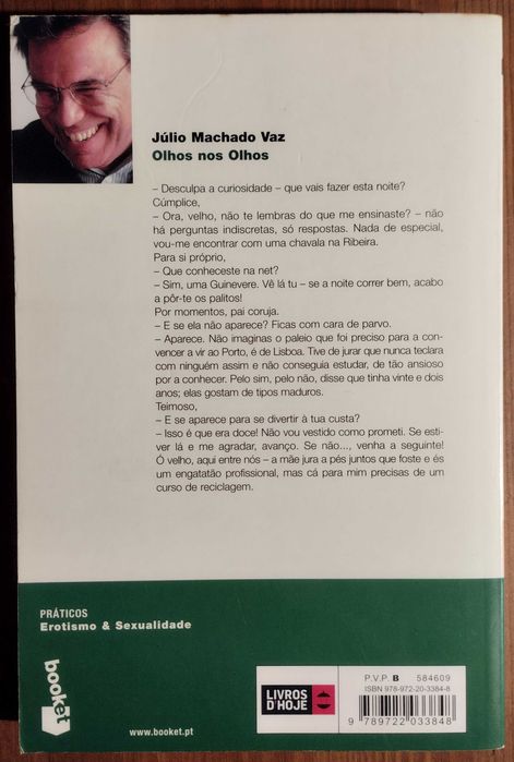 Livro - Olhos nos Olhos - Júlio Machado Vaz