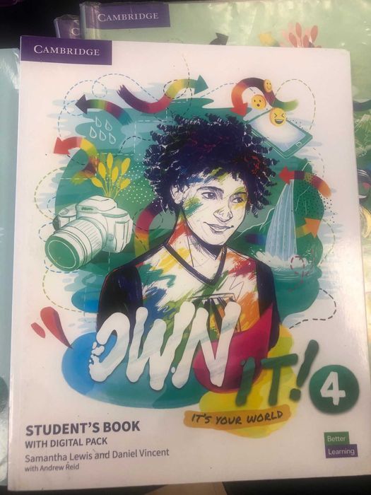 2 Livros Escolares Cambridge Own It! 3 (Student's Book + Workbook)