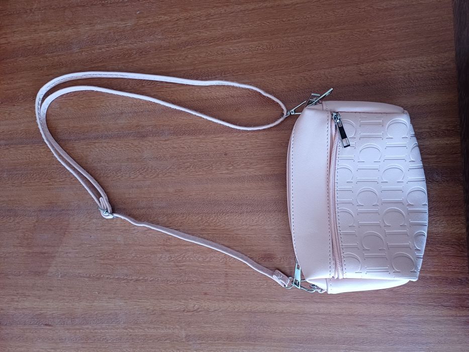 Bolsa rosa para menina, com 4 compartimentos