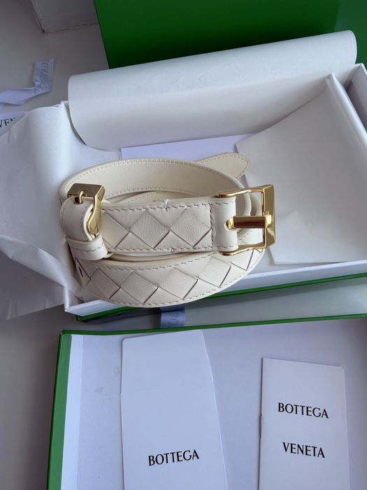 Шкіряний ремінь Bottega Veneta Lambskin
