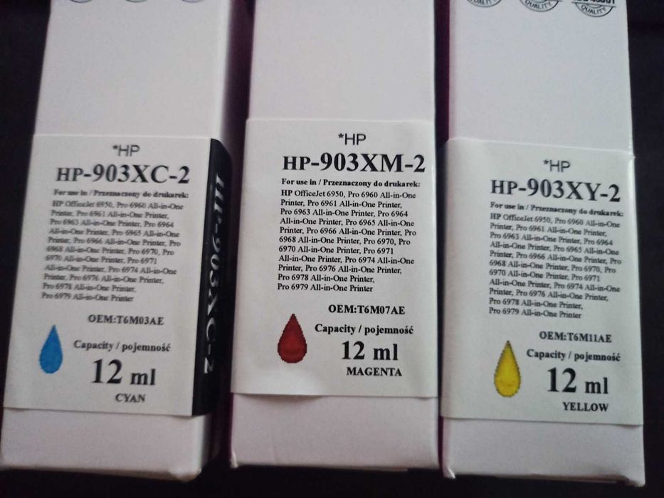 Tusz do drukarek hp903