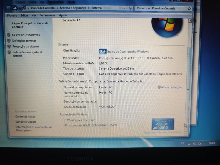 Toshiba Satellite L40