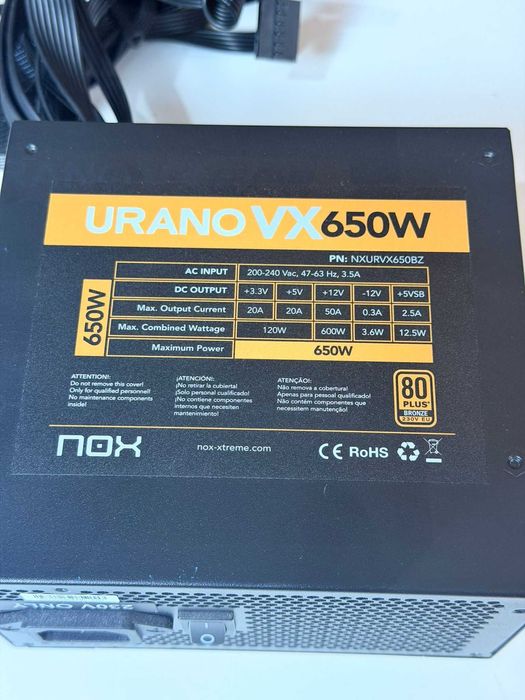 Fonte Urano VX650W