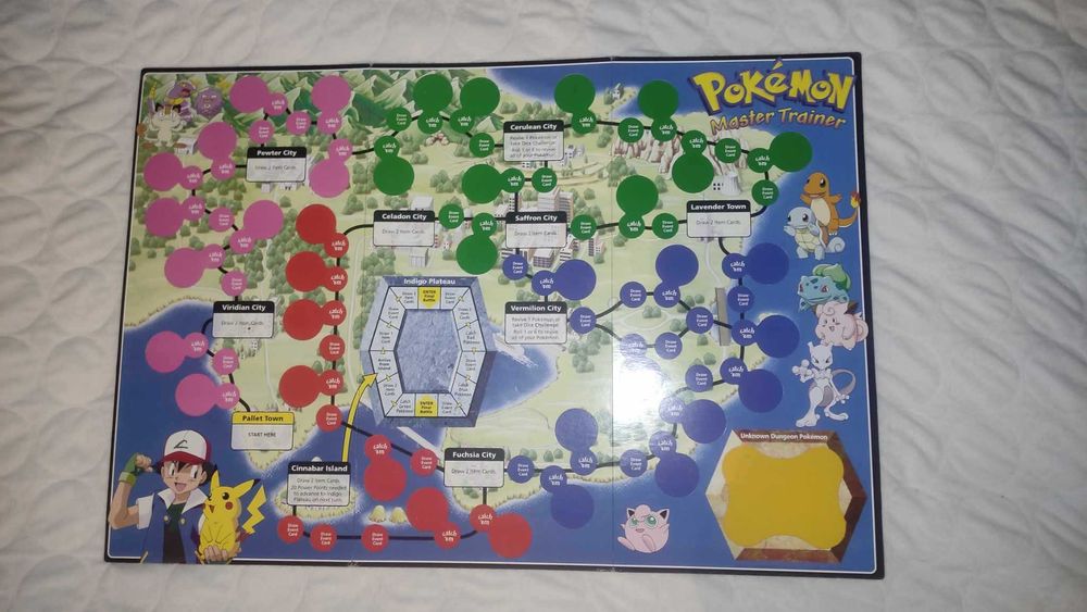 Pokemon Master Trainer 2000 – Vintage gra planszowa Hasbro