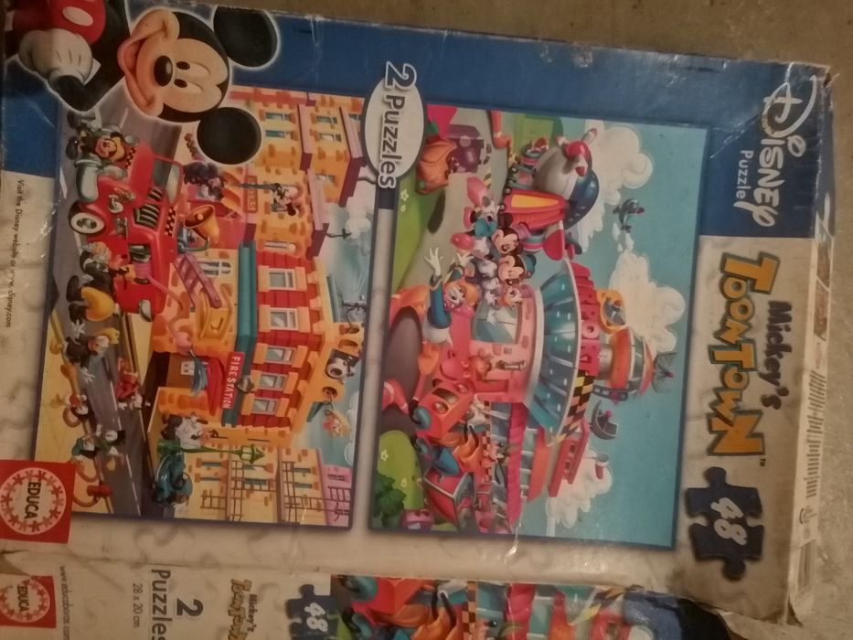 Puzzle infantil Noddy e Mickey