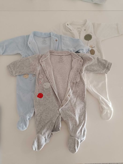 Pack 3 babygrow polares
