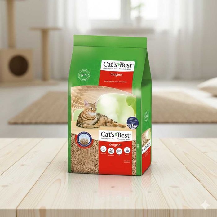 NOWY Żwirek Dla Kota Drewniany 30L Zbrylający DOBRA JAKOŚĆ Ekologiczny