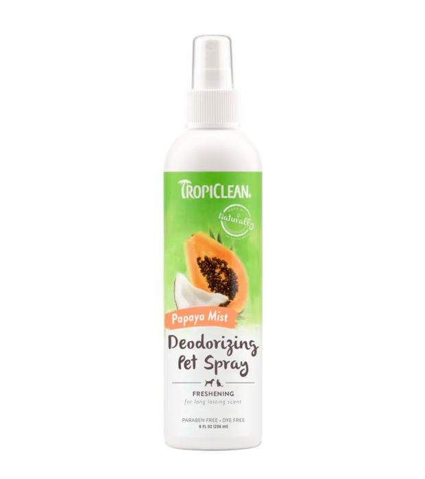Tropiclean Deodorizing Pet Spray mgiełka zapachowa dla psa papaja