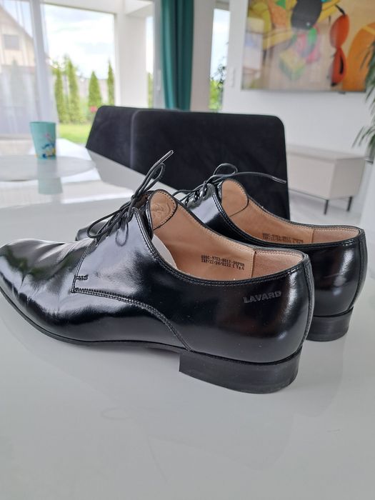 Eleganckie Buty Lavard r42 43 weselne czarne