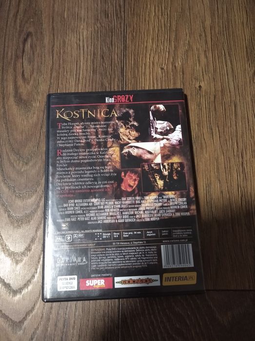Film horror na DVD Kostnica