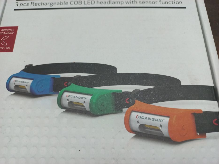 Lanterna de cabeça Scangrip I-View
1600
Bateria:
Bateria de iões de lí