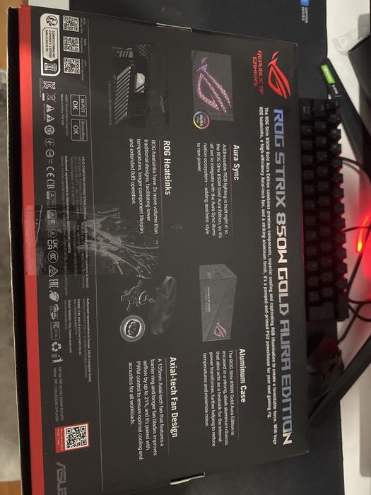 Asus ROG strix 850w aura edition