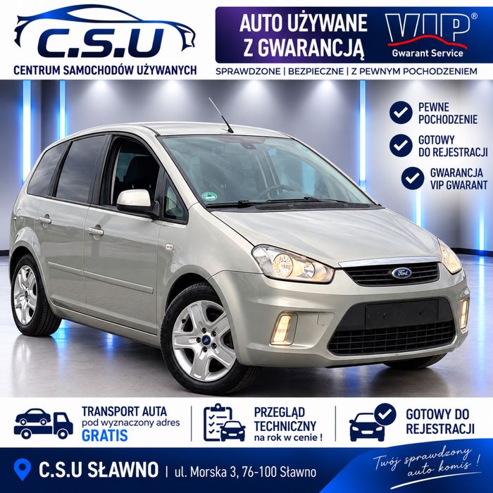 Ford C Max 2010 rok Diesel Sprowadzony Oplacony Perfekcyjny Stan Bez Korozji !  136 tys km  Opłacony Transprt pod dom w Cenie !