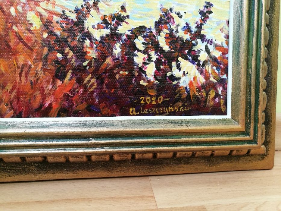 Obraz akrylowy "Zachód słońca nad Biebrzą"