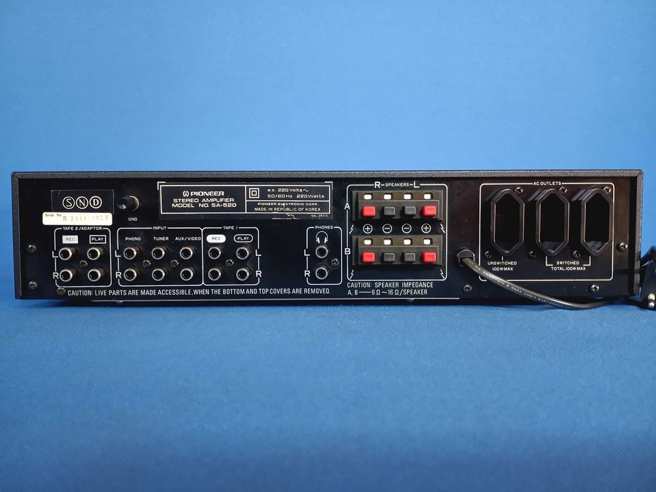 amplificador PIONEER SA-520