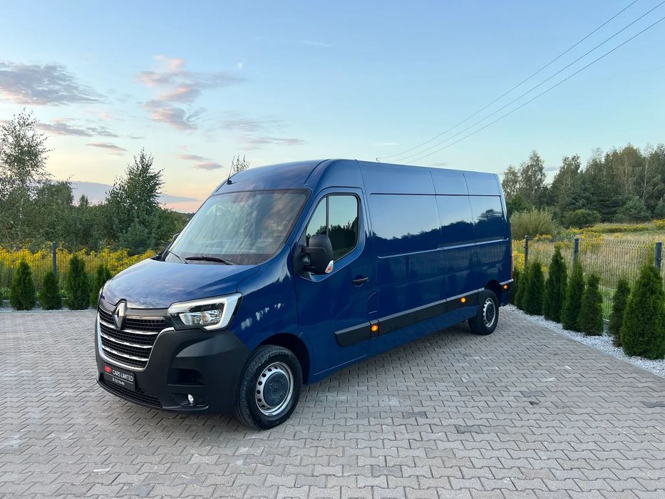 Renault Master L3H2 Extra  Polski Salon Pierwszy Właściciel 2 Klucze Tempomat FV23% Piękny Granat