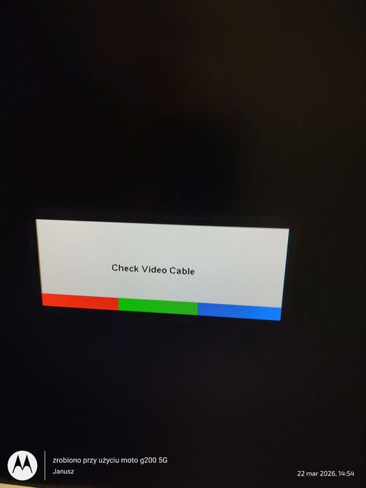 Monitor 19cali regulowana matryca