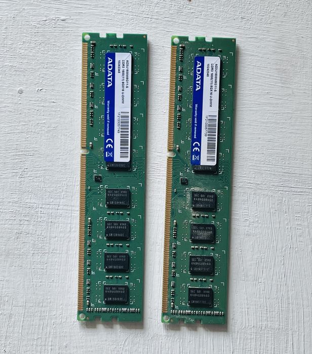 Adata 8gb x2 / 16GB. DDR3 1600