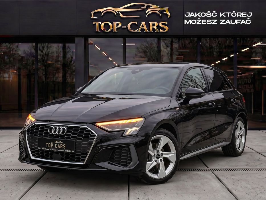 Audi A3 Sportback S LINE ! MATRIX ! Sport Fotele ! Alus18 ! Aso23 ! Śliczna