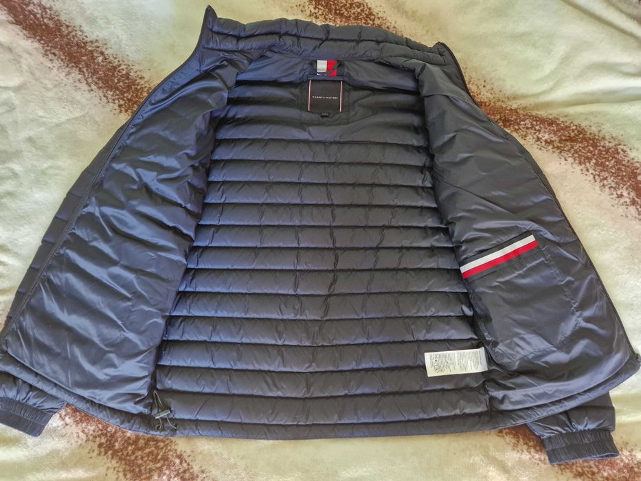 kurtkę męską pikowana Tommy Tommy Hilfiger Granatowa rozm. S