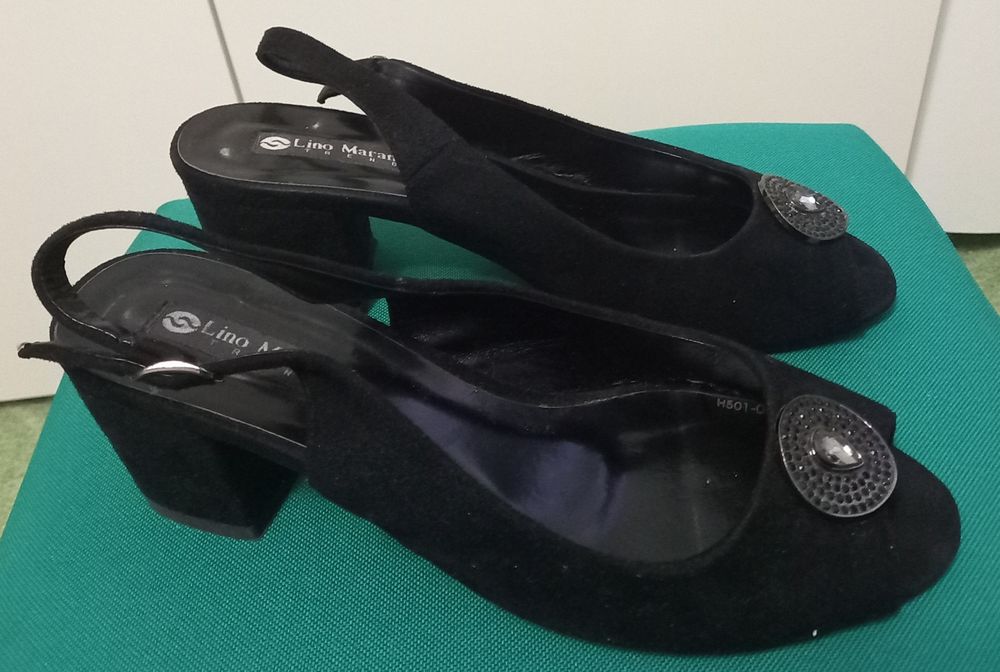 Туфлі замшеві на кублуку