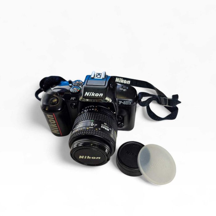 Nikon SLR Analógica com Lente AF Nikkor 35-70mm – Kit Vintage Completo