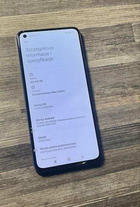 Xiaomi 11 lite 5g NE , 128 GB/ 8 GB, zbity dotyk wyswietlacz caly
