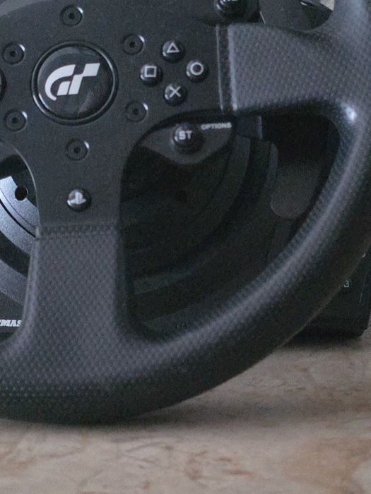 Volante Thrustmaster T300 RS GT + pedais Raceline LTE + grampo