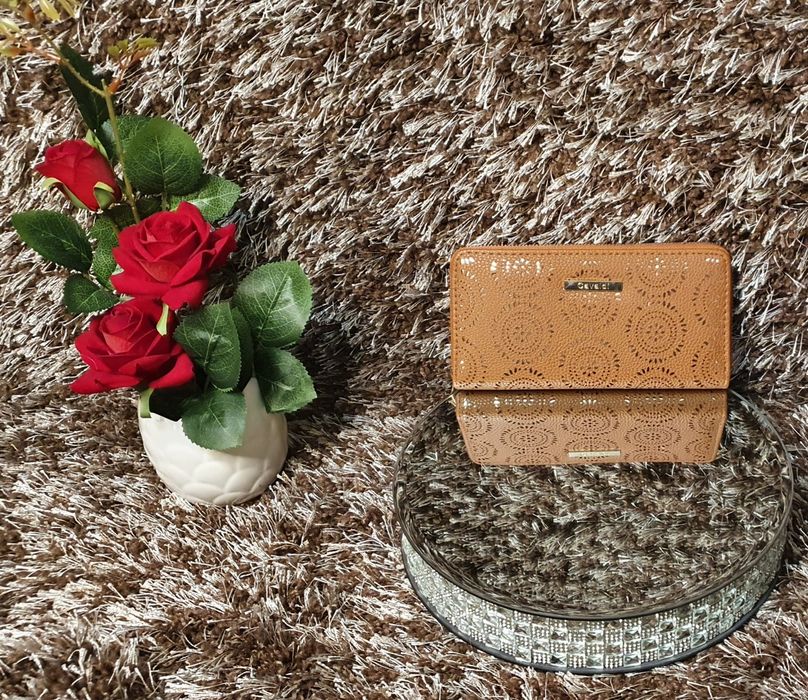 Portfeliki damski Ażurowy Brązowy