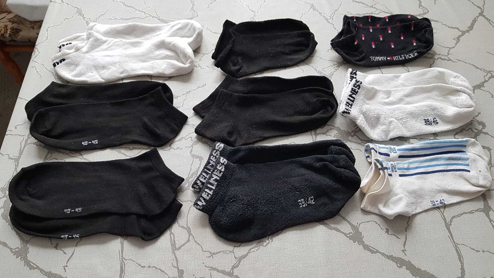 9 par skarpet używanych