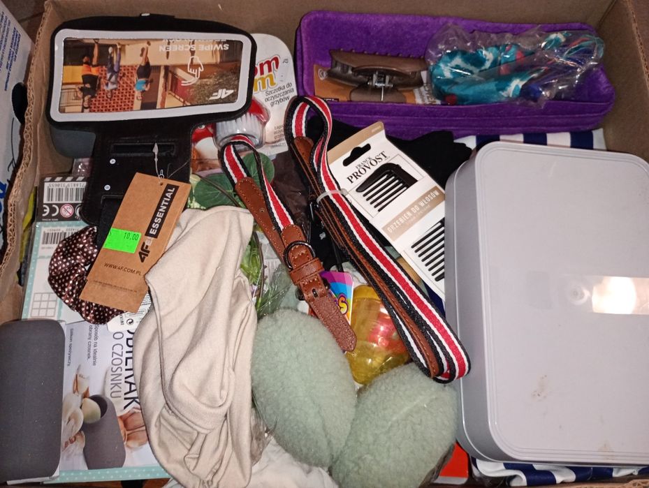 Zestaw karton mix Biedronka action inne S1217