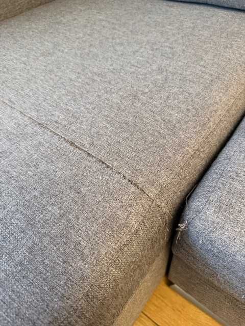 Narożnik uniwersalny rozkładany ASTI - szary