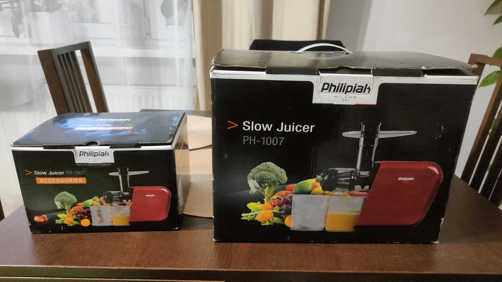 Philipiak Milano PH-1007 wyciskarka wolnoobrotowa, maszynka do mięsa ...