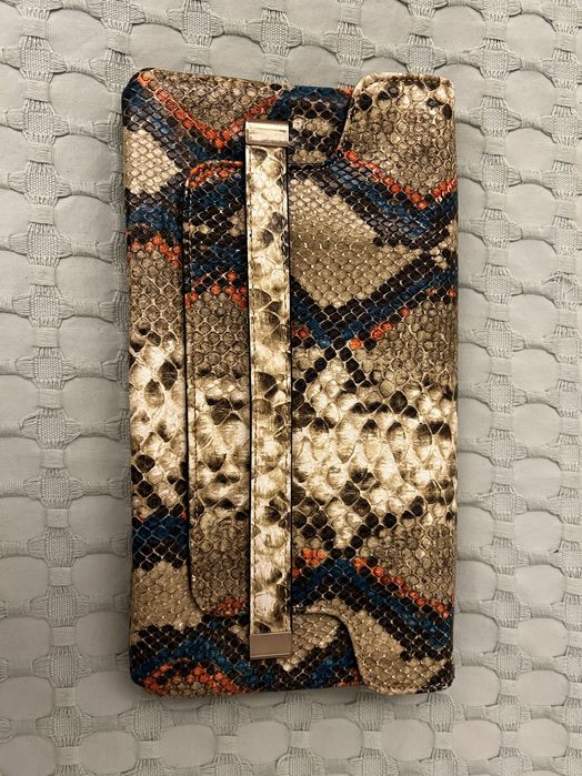 Clutch/ Mala de Mão Animal Print (Padrão de Cobra) - Parfois
