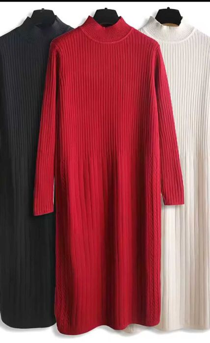 Трикотажна сукня платье трикотажное тёплое С-М