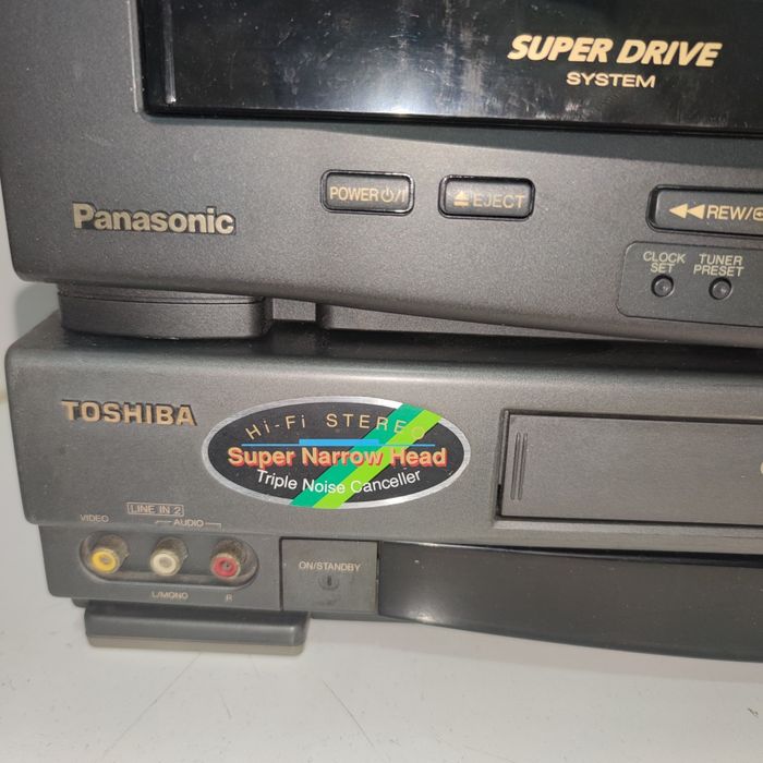 Grande Lote de leitores VHS com avaria - Para arranjar ou Peças - Ref Lote 1