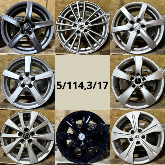 Диски 5x98, 5x100, 5x108, 5x110, 5x112, 5x114.3, 5x120, 5x130, 6x139.7