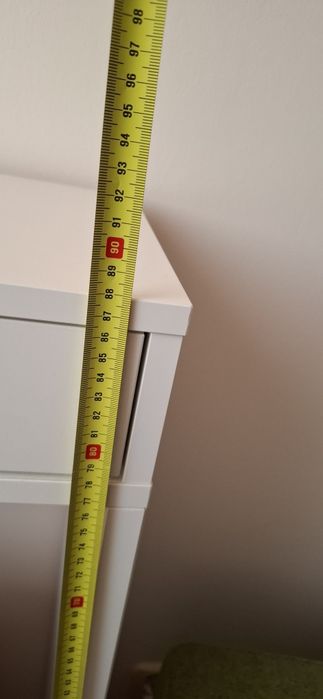 Toaletka biała z szufladami wym.  29x119.5x88