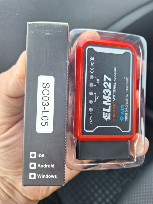 Диагностический сканер ELM 327 OBD 2 Kingbolen 1.5! Чіп PIC18F25K80