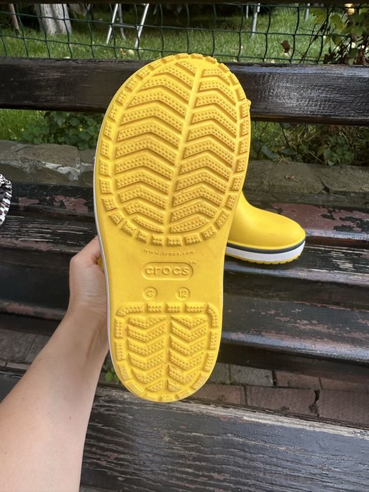 Нові гумові  сапожки crocs 12 розмір