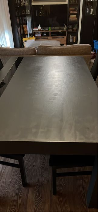 Mesa jantar extensivel 1,70/200x1,00m
