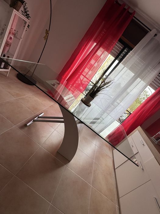 Vendo mesa vidro como nova