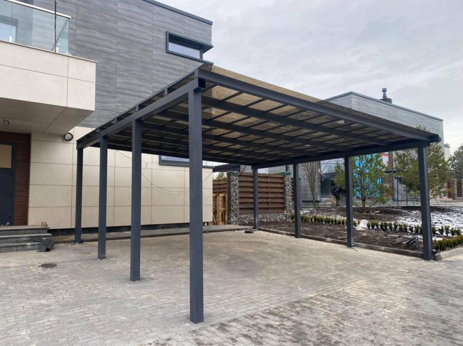 Автонавесы, навесы из поликарбоната. Навес для авто. Беседки, козырьки ...