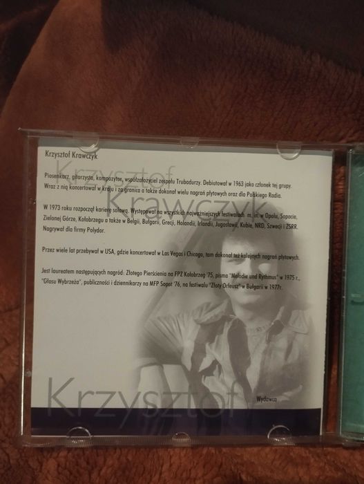 Cd Krzysztof Krawczyk złote przeboje