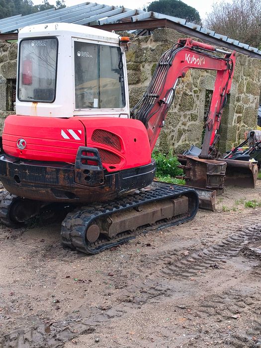 Giratória escavadora Kubota kx121 de 3980kg